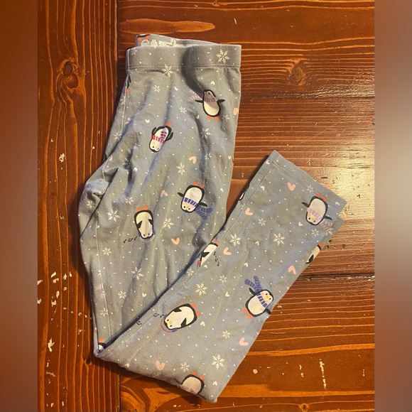 wonder nation Other - Penguin pattern gray girls leggings